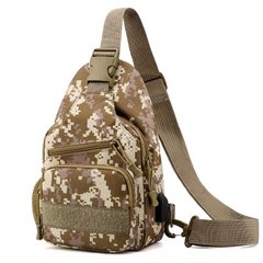 Удобная мужская сумка на одно плечо Confident AT06-T-0708KH Зеленый