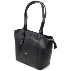 Класична жіноча сумка KARYA 20834 шкіряна Чорний