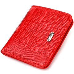 Лакований жіночий гаманець невеликого розміру з натуральної шкіри CANPELLINI 21800 Червоний