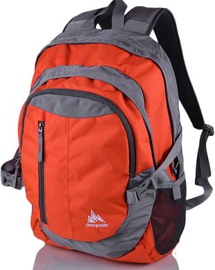 Интересный рюкзак оранжевого цвета ONEPOLAR W1383-orange, Оранжевый