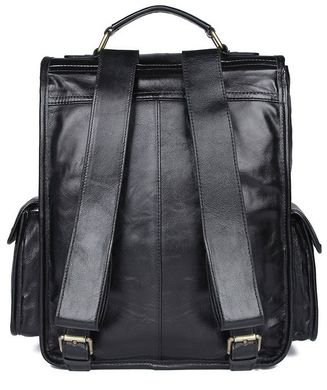 Рюкзак Vintage 14967 шкіряний Чорний