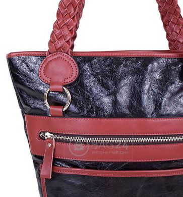 Чудова жіноча сумка з натуральної шкіри ETERNO ET0081, Чорний