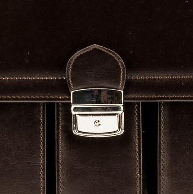 Большой мужской портфель из кожзаменителя AMO SST03 коричневый