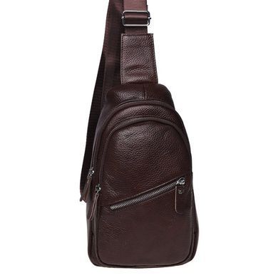 Мужской кожаный рюкзак Borsa Leather K1330-brown