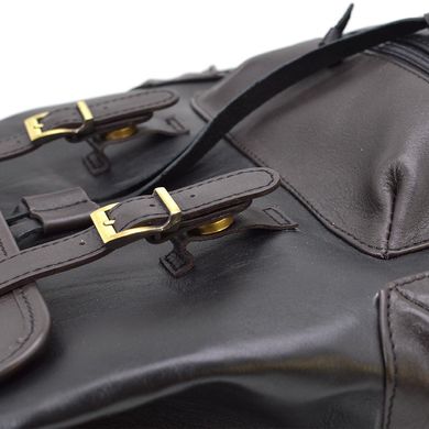 Кожаный рюкзак двухцветный TARWA GAC-0010-4lx Черный