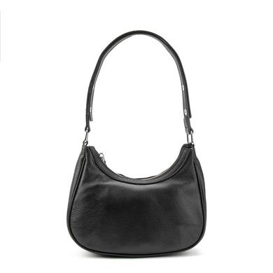 М'яка шкіряна сумка кросбоді Olivia Leather B24-W-8030A Чорний