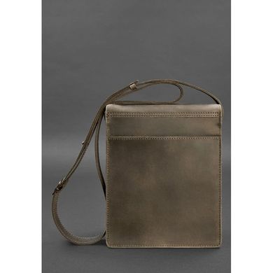Чоловіча шкіряна сумка-месенджер Esquire темно-коричнева Blanknote BN-BAG-18-o