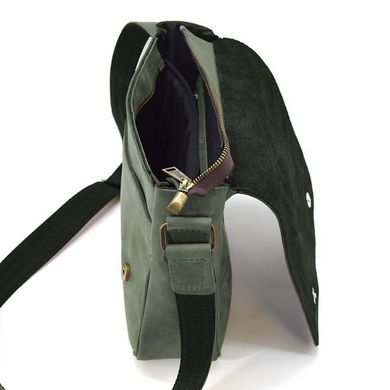 Чоловіча шкіряна сумка через плече RE-0002-3md TARWA Зелений