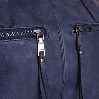 Жіноча сумка з якісного шкірозамінника AMELIE GALANTI (АМЕЛИ Галант) A991225-blue Синій
