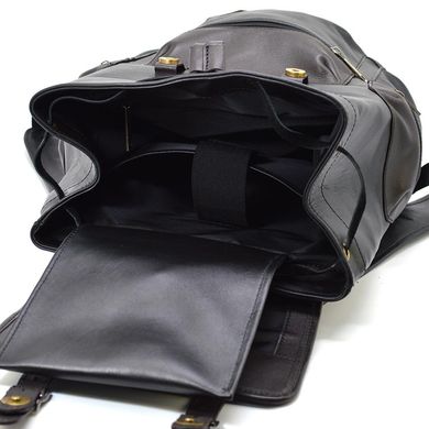 Шкіряний рюкзак двокольоровий TARWA GAC-0010-4lx Чорний
