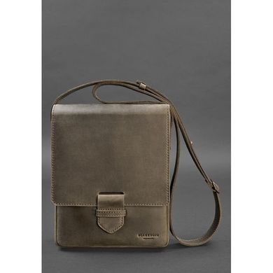 Чоловіча шкіряна сумка-месенджер Esquire темно-коричнева Blanknote BN-BAG-18-o