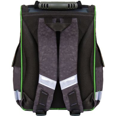 Рюкзак школьный каркасный с фонариками Bagland Успех 12 л. хаки 270к (00551703) 80213689