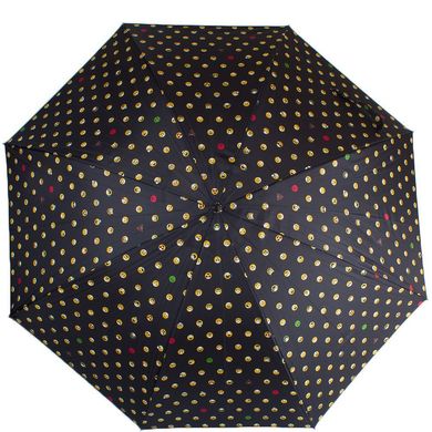 Зонт-трость женский полуавтомат HAPPY RAIN (ХЕППИ РЭЙН) U41086-1 Черный