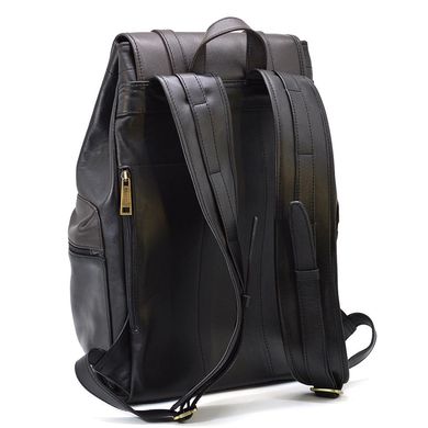 Кожаный рюкзак двухцветный TARWA GAC-0010-4lx Черный