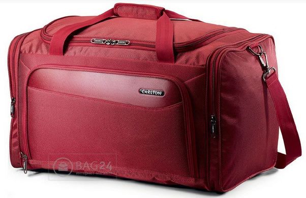 Велика спортивно-дорожня сумка червоного кольору CARLTON 074J155; 26, Червоний
