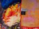 Шовкова хустка репродукція картини в стилі імпресіонізму. ETERNO ES0611-19, Червоний