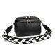 Женская кожаная сумочка с широким ремнем Firenze Italy F-IT-9830-1A Черный