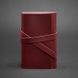 Натуральная кожаный блокнот (Софт-бук) 1.0 Виноград - бордовый Blanknote BN-SB-1-st-vin