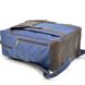 Джинсовый большой рюкзак в комбинации с кожей RK-3943-4lx TARWA Коричневый