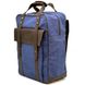 Джинсовий великий рюкзак в комбінації зі шкірою RK-3943-4lx TARWA Коричневий