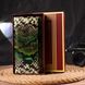 Красивый горизонтальный женский кошелек из натуральной кожи с тиснением под змею CANPELLINI 21650 Разноцветный