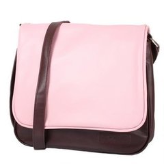 Жіноча шкіряна сумка LASKARA (Ласкара) LK-DB278-bordeaux-pink Бордовий