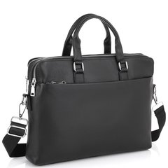 Кожаная сумка для ноутбука Tiding Bag NM23-2308A Черный