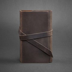 Натуральная кожаный блокнот (Софт-бук) 1.0 Орех - коричневый Blanknote BN-SB-1-st-o