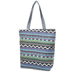 Женская пляжная тканевая сумка ETERNO (ЭТЕРНО) DET1803-2 Голубой