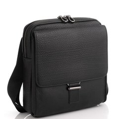Кожаная сумка мужская Tavinchi S-002A Черный