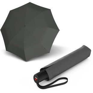Складной автоматический зонт Knirps A.200 Medium Duomatic Dark Grey UV Protection Серый Kn95-7201-08001