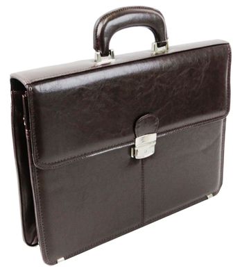 Мужской портфель для бумаг из эко кожи JPB, TE-29 коричневый