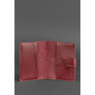 Обложка для паспорта 4.0 Виноград - бордовая Blanknote BN-OP-4-vin