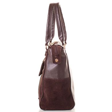 Женская сумка из натуральной замши и качественного кожезаменителя ETERNO (ЭТЕРНО) ETMS0592-10 Коричневый