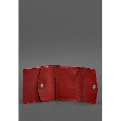 Шкіряний жіночий гаманець 2.1 червоний Krast Blanknote BN-W-2-1-red
