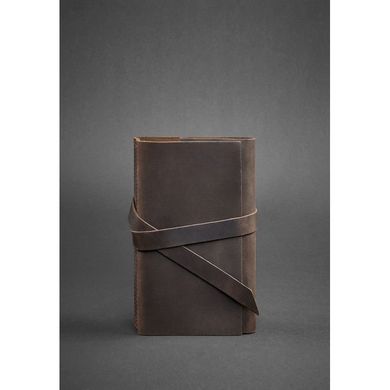 Натуральная кожаный блокнот (Софт-бук) 1.0 Орех - коричневый Blanknote BN-SB-1-st-o