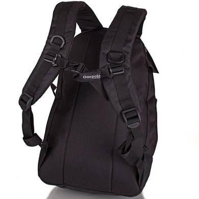 Чоловічий рюкзак ONEPOLAR (ВАНПОЛАР) W731-black Чорний