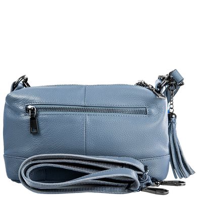 Шкіряна жіноча сумка VITO TORELLI (ВИТО Торелл) VT-5555-blue Блакитний