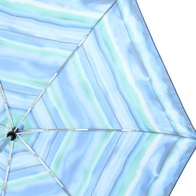 Зонт женский полуавтомат компактный облегченный DOPPLER (ДОППЛЕР) DOP720465CA-2 Голубой