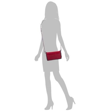 Женская кожаная сумка-клатч ETERNO (ЭТЕРНО) IBP1001 Красный
