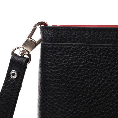 Місткий гаманець-клатч із натуральної шкіри KARYA 21135 Чорний