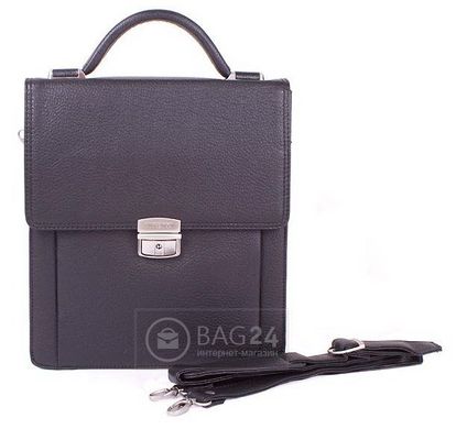 Мужская барсетка-портфель из кожзама PIEER DENI DS616-656, Черный