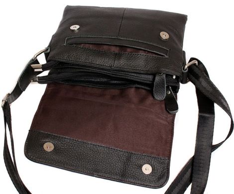 Современная кожаная сумка Bags Collection 00592, Черный