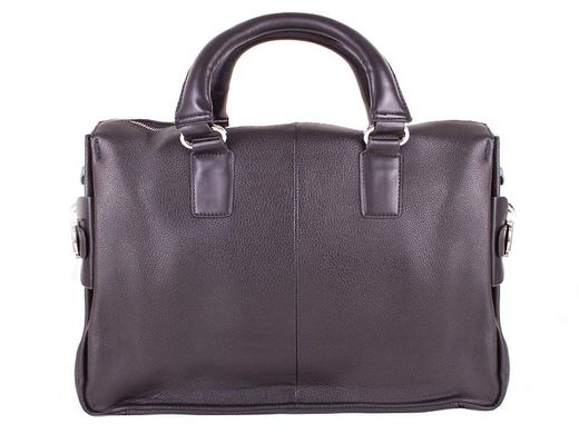Вместительная сумка из натуральной кожи QUALITY FASHION DS621, Черный