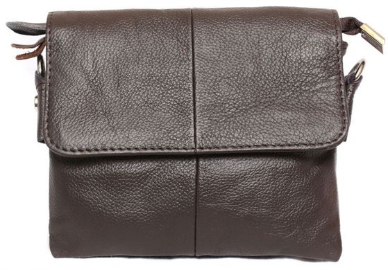 Вместительная мужская сумка из кожи Bags Collection 00599, Коричневый