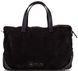 Чоловіча замшева сумка чорного кольору VALENTA BM7024381-2, Чорний