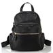 Женский маленький кожаный городской рюкзак Olivia Leather F-FL-NM20-172A Черный