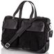 Чоловіча замшева сумка чорного кольору VALENTA BM7024381-2, Чорний