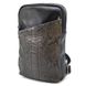 Рюкзак слинг из кожи наппа и питона GArep-0204-3md TARWA Черный