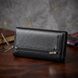 Удобный женский кошелек из натуральной кожи ST Leather 22523 Черный